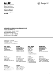 Diana sys30 Montage- Und Bedienungsanleitung