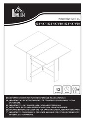 Homcom 833-447 Bedienungsanleitung