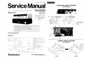 Technics RS-M206 Serviceanleitung