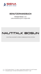 Sena NAUTITALK BOSUN Benutzerhandbuch