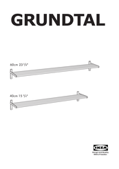 IKEA GRUNDTAL Kurzanleitung