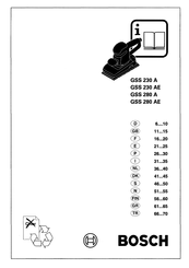Bosch GSS 280 AE Bedienungsanleitung
