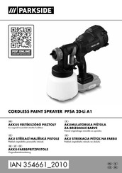 Parkside PFSA 20-Li A1 Originalbetriebsanleitung