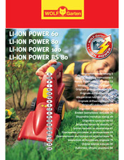 Wolf Garten LI-ION POWER 60 Originalbetriebsanleitung