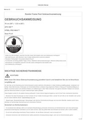 Bestway STEEL PRO MAX Gebrauchsanweisung