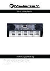 Mcgrey EK-6100 Bedienungsanleitung