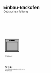 Beko BIS15300X Gebrauchsanleitung