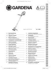 Gardena EasyTrim 25/18 V P4A Betriebsanleitung