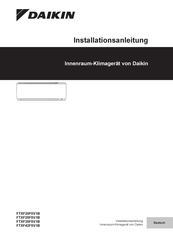 Daikin FTXF42F5V1B Installationsanleitung