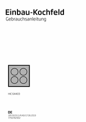 Beko HIC 64403 Gebrauchsanleitung