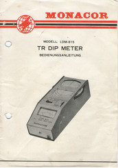 Monacor LDM-815 Bedienungsanleitung