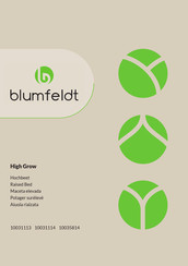 Blumfeldt High Grow Bedienungsanleitung
