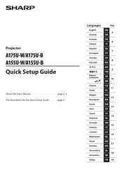Sharp A155U-W Kurzanleitung