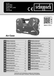 Scheppach Air Case Original Bedienungsanleitung
