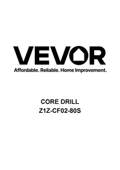 Vevor Z1Z-CF02-80S Bedienungsanleitung