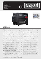 Scheppach SG5200D Originalbetriebsanleitung