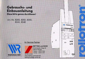 Rademacher ROLLOTRON 8200 Gebrauchs- Und Einbauanleitung