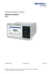 Minebea Intec MiNexx NICC Technisches Handbuch