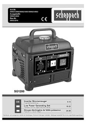 Scheppach SG1200 Originalbetriebsanleitung