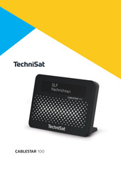 Technisat CABLESTAR 100 Bedienungsanleitung