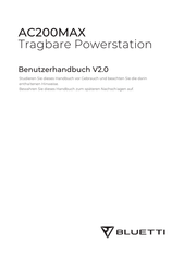 Bluetti AC200MAX Benutzerhandbuch