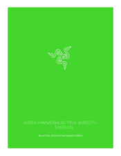 Razer HAMMERHEAD Wichtige Produktinformationen