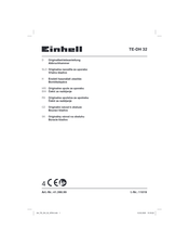 Einhell TE-DH 32 Originalbetriebsanleitung