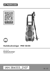 Parkside 384553 2107 Originalbetriebsanleitung