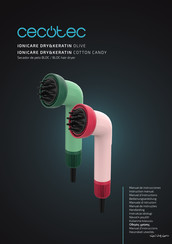 Cecotec IONICARE DRY&KERATIN OLIVE Bedienungsanleitung