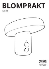 Ikea BLOMPRAKT E2503 Bedienungsanleitung