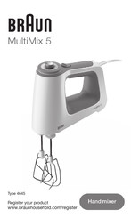 Braun MultiMix 5 Bedienungsanleitung