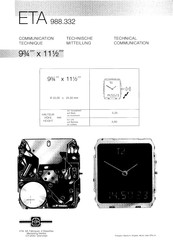 Eta 988.332 Technische Mitteilung