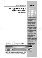 LG LV4767 Gebrauchsanleitung