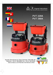 Numatic pvt 220a Bedienungsanleitung