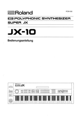 Roland SUPER JX Bedienungsanleitung