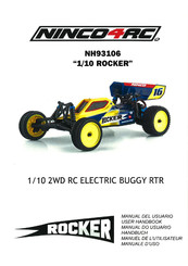 ninco4rc 1/10 ROCKER 1/10 2WD RC ELECTRIC BUGGY RTR NH93106 Handbuch