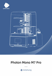 Anycubic Photon Mono M7 Pro Anleitung