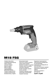 Milwaukee M18 FSG-0X Originalbetriebsanleitung