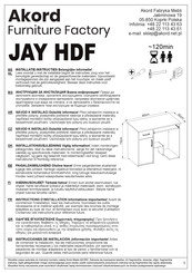 Akord JAY HDF Montageanleitung