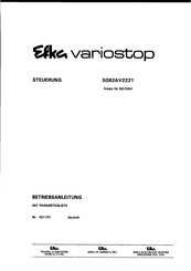 Efka Variostop 5G82AV2221 Betriebsanleitung