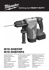Milwaukee M18 ONEFHP Originalbetriebsanleitung