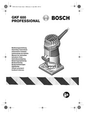 Bosch GKF 600 Professional Bedienungsanleitung
