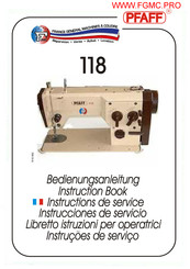 Pfaff 118 Bedienungsanleitung