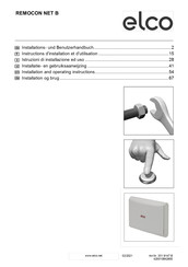 Elco REMOCON NET B Installations- Und Benutzerhandbuch