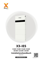 SolaX Power X3-IES Installationshandbuch