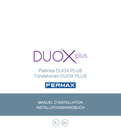 Fermax DUOX PLUS Installationshandbuch