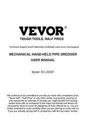 Vevor RC-2005F Benutzerhandbuch