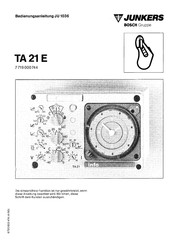 Bosch Junkers TA 21 E Bedienungsanleitung