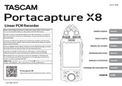 Tascam Portacapture X8 Bedienungsanleitung