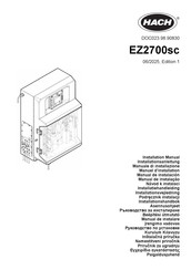 Hach EZ2700sc Installationsanleitung